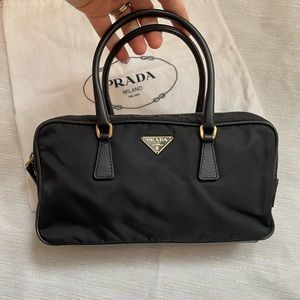 Sold Vintage PRADA Small Nylon Black  Bag